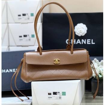 Chanel Small Shopping Bag in Brown Grained Calfskin AS6288 Spring Summer 2026 Top Quality (SHUNY-26040701)