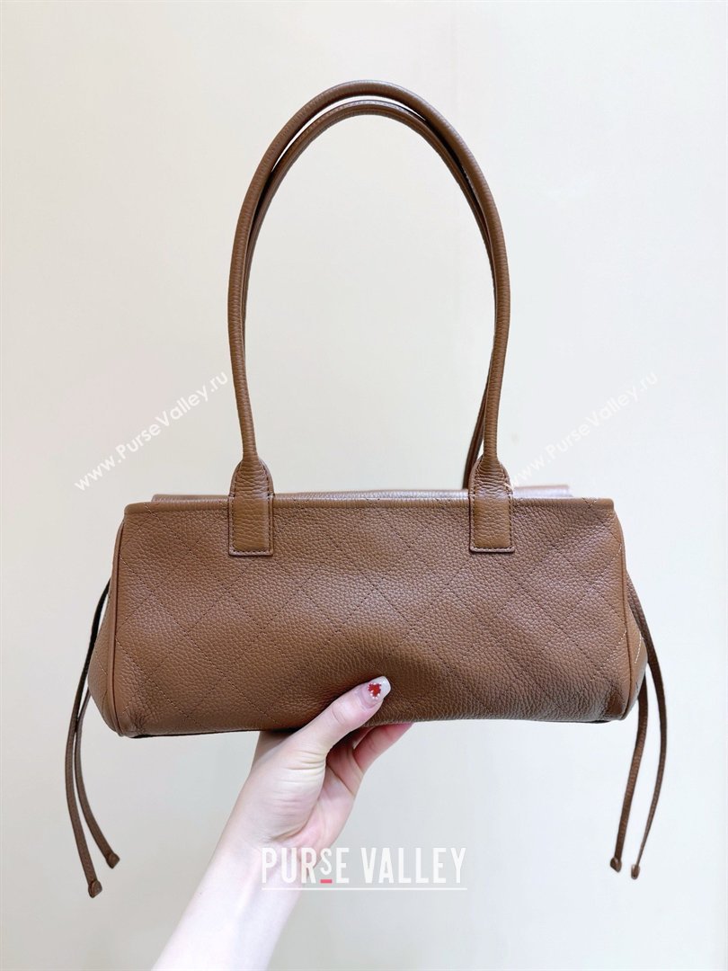 Chanel Small Shopping Bag in Brown Grained Calfskin AS6288 Spring Summer 2026 Top Quality (SHUNY-26040701)