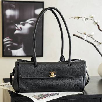 Chanel Small Shopping Bag in Grained Calfskin AS6288 Black 2026 (JY-26040703)