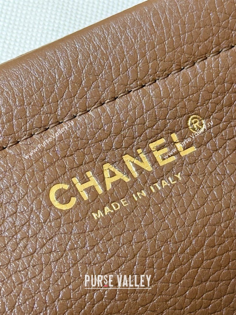 Chanel Small Shopping Bag in Brown Grained Calfskin AS6288 Spring Summer 2026 Top Quality (SHUNY-26040701)