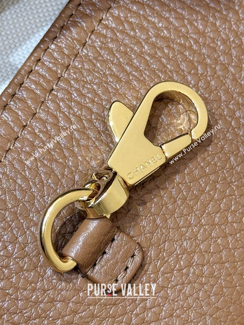 Chanel Small Shopping Bag in Brown Grained Calfskin AS6288 Spring Summer 2026 Top Quality (SHUNY-26040701)