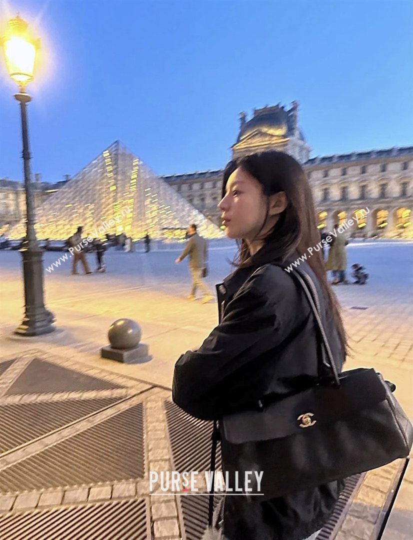 Chanel Small Shopping Bag in Black Grained Calfskin AS6288 Spring Summer 2026 Top Quality (SHUNY-26040702)