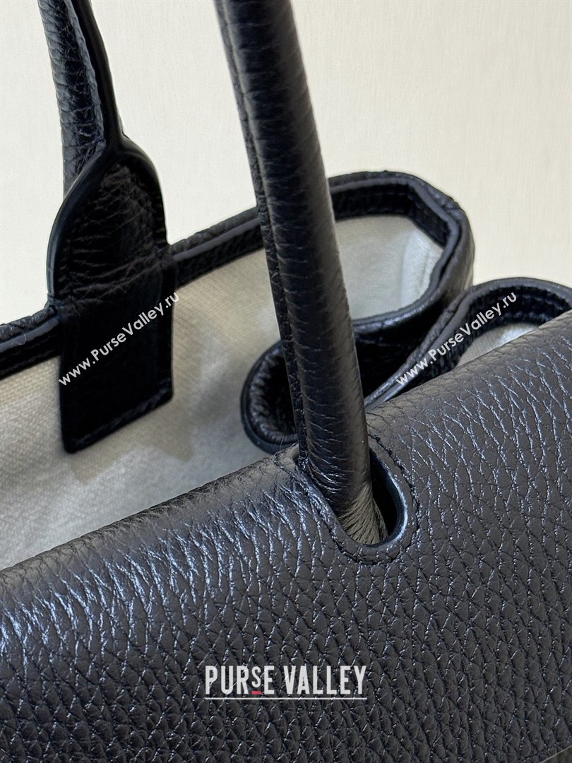 Chanel Small Shopping Bag in Black Grained Calfskin AS6288 Spring Summer 2026 Top Quality (SHUNY-26040702)