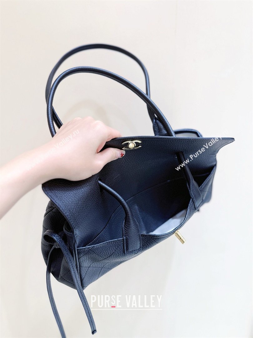 Chanel Small Shopping Bag in Black Grained Calfskin AS6288 Spring Summer 2026 Top Quality (SHUNY-26040702)