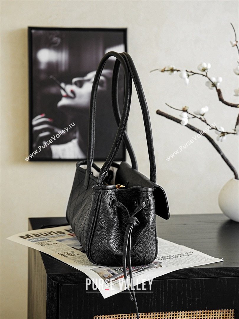 Chanel Small Shopping Bag in Grained Calfskin AS6288 Black 2026 (JY-26040703)