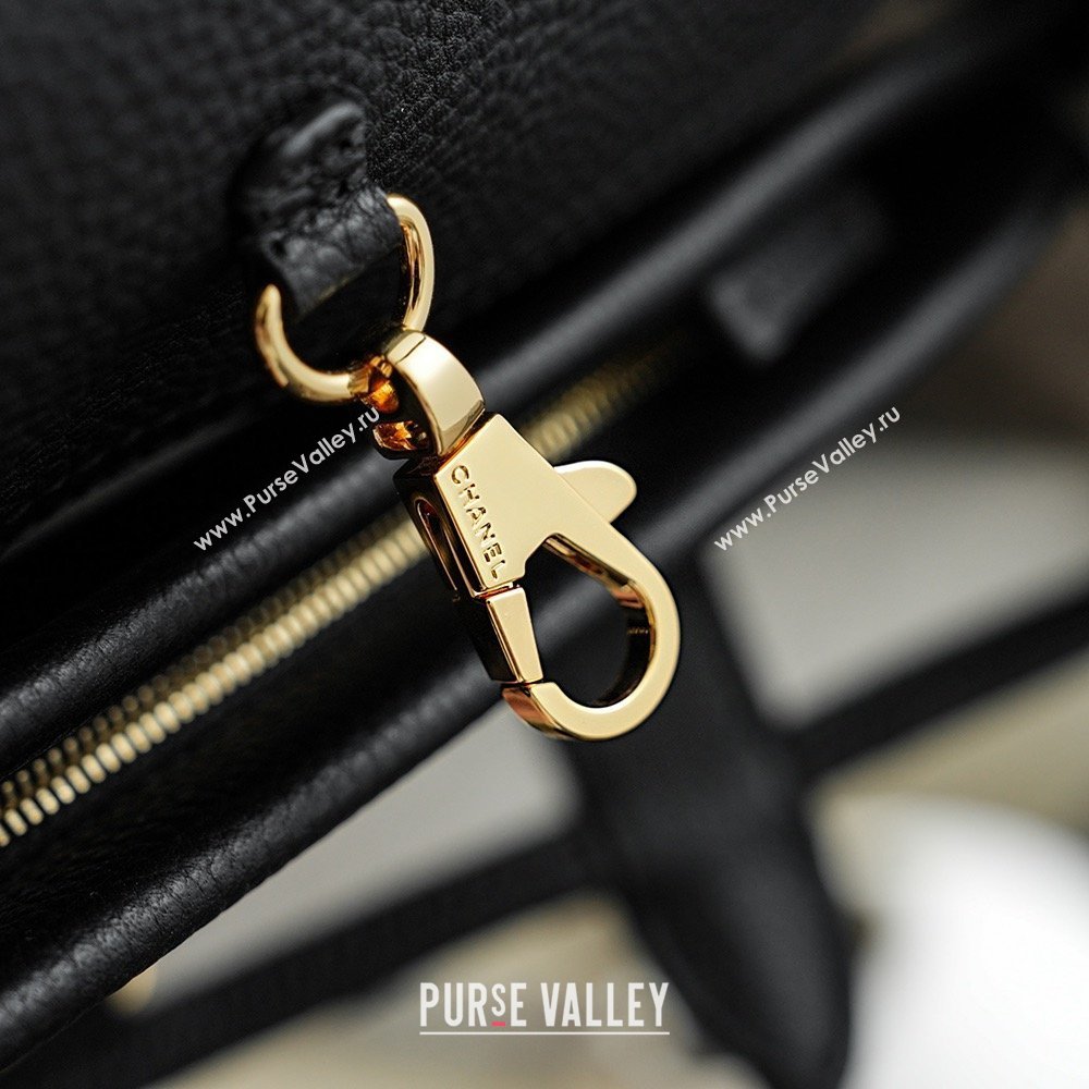 Chanel Small Shopping Bag in Grained Calfskin AS6288 Black 2026 (JY-26040703)
