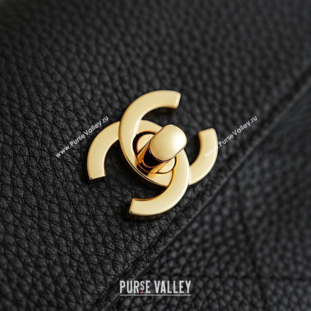 Chanel Small Shopping Bag in Grained Calfskin AS6288 Black 2026 (JY-26040703)