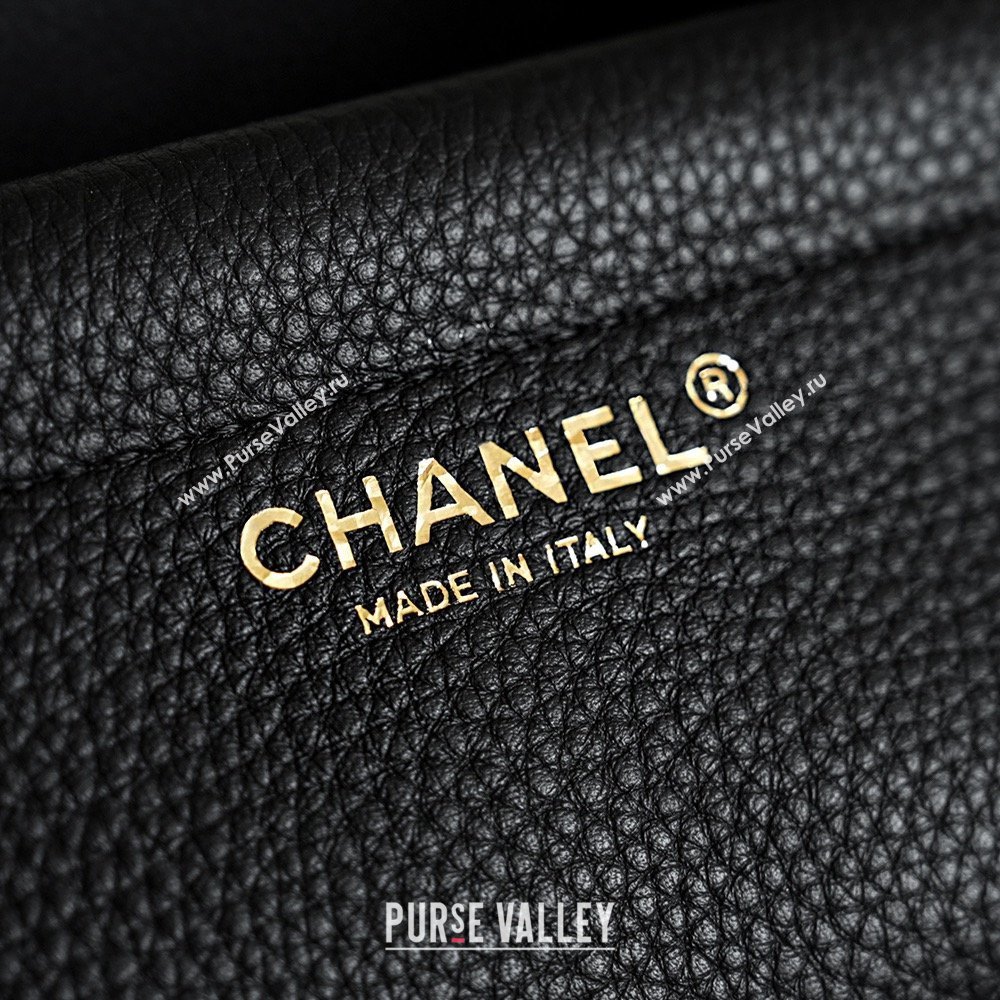 Chanel Small Shopping Bag in Grained Calfskin AS6288 Black 2026 (JY-26040703)