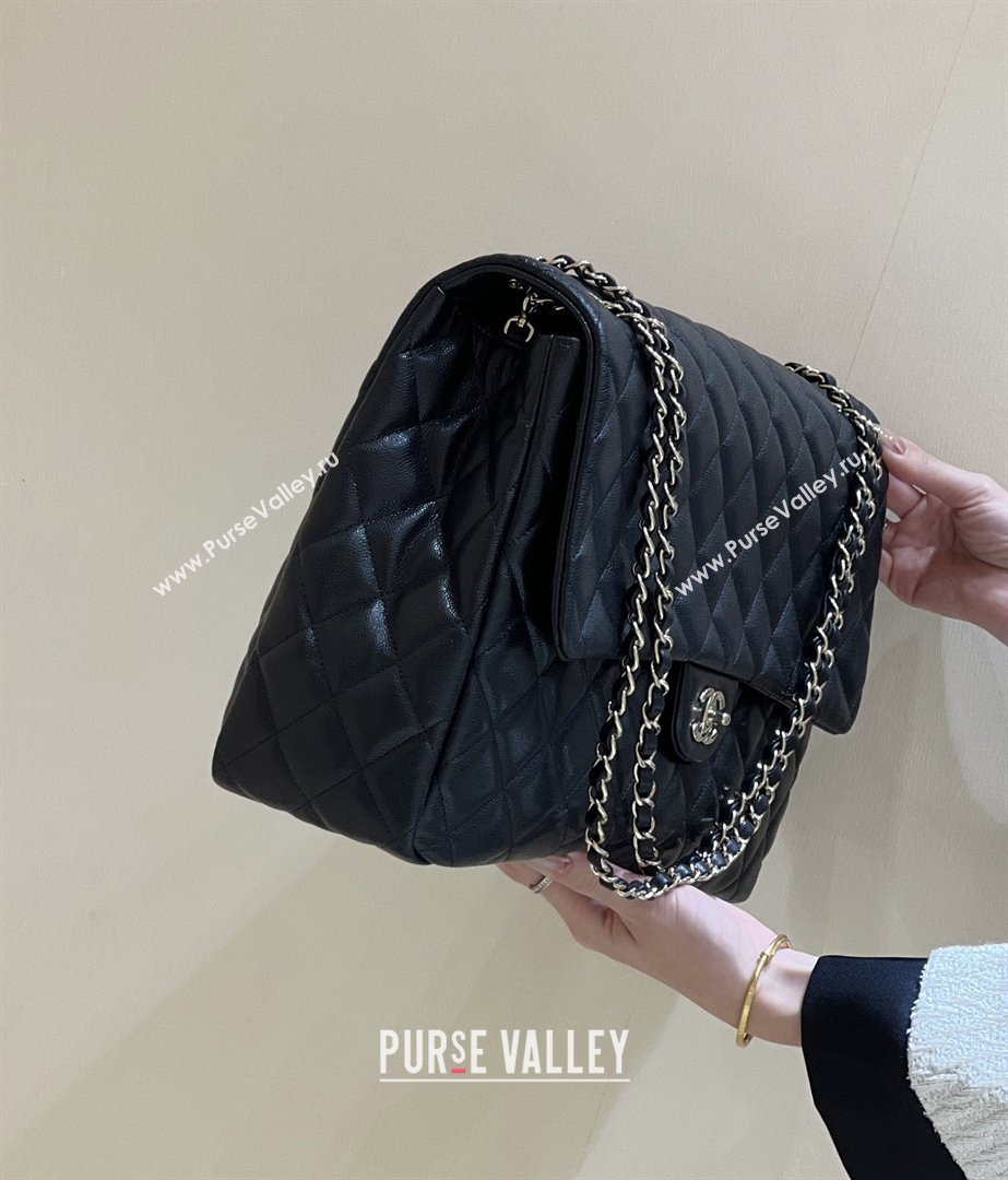 Chanel XXL Maxi Classic Flap Bag in Grained Calfskin AS4461 Black 2024 Top Quality (SHUNY-26040816)
