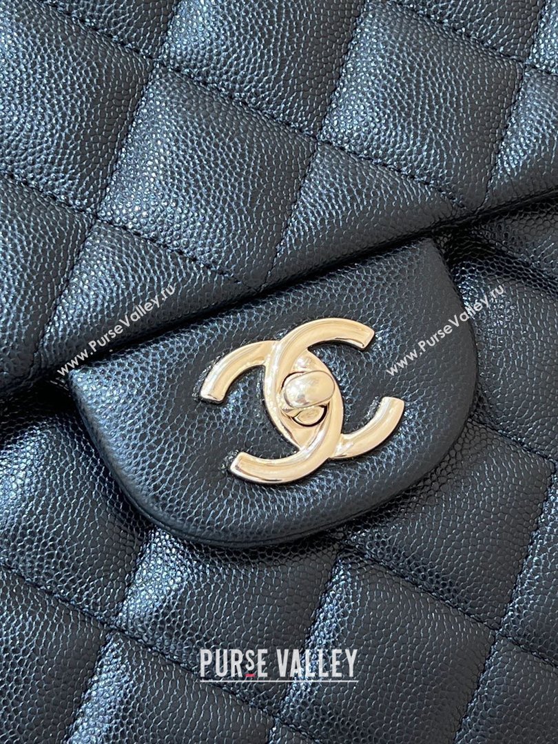 Chanel XXL Maxi Classic Flap Bag in Grained Calfskin AS4461 Black 2024 Top Quality (SHUNY-26040816)