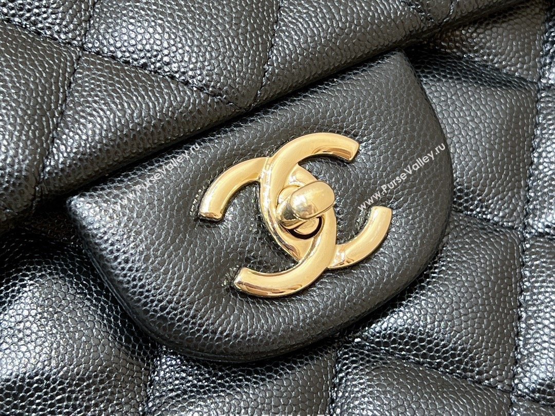 Chanel XXL Maxi Classic Flap Bag in Grained Calfskin AS4461 Black 2024 Top Quality (SHUNY-26040816)