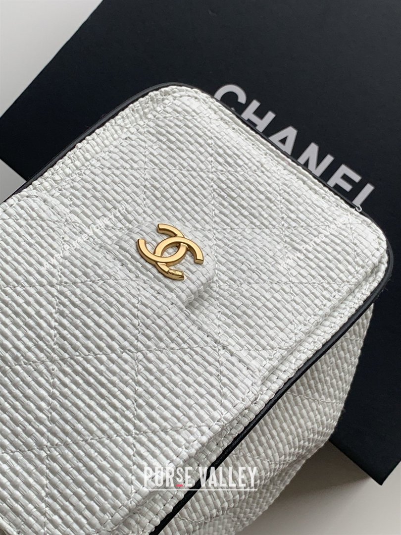 Chanel 25 Small Hobo Handbag in Braided Raffia AS5293 White 2026 (JY-26040809)