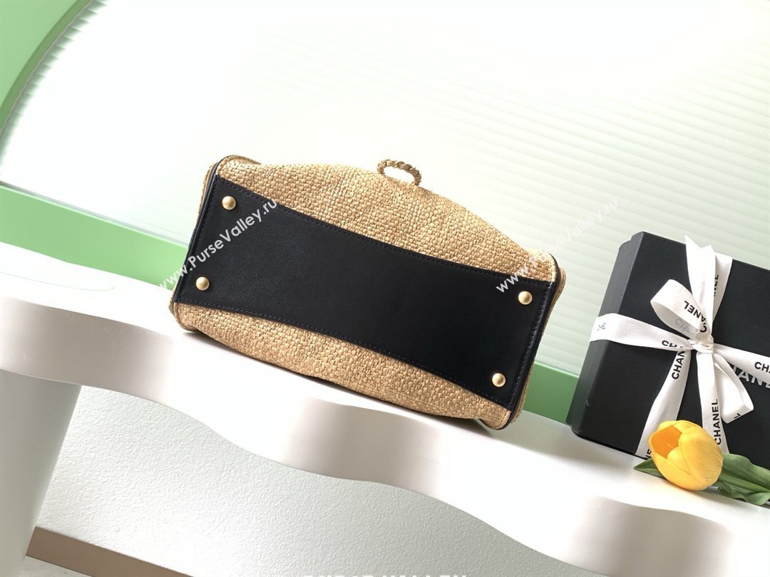 Chanel 25 Small Hobo Handbag in Braided Raffia AS5293 Beige 2026 (JY-26040808)