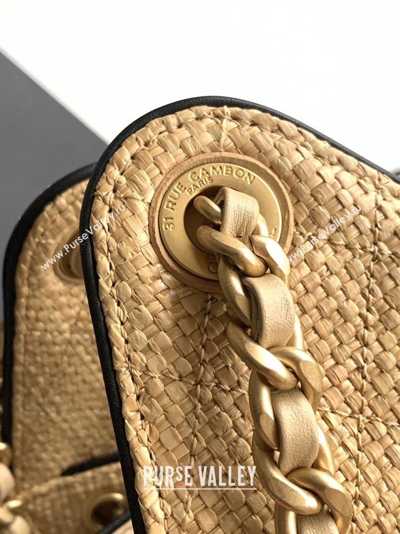 Chanel 25 Small Hobo Handbag in Braided Raffia AS5293 Beige 2026 (JY-26040808)