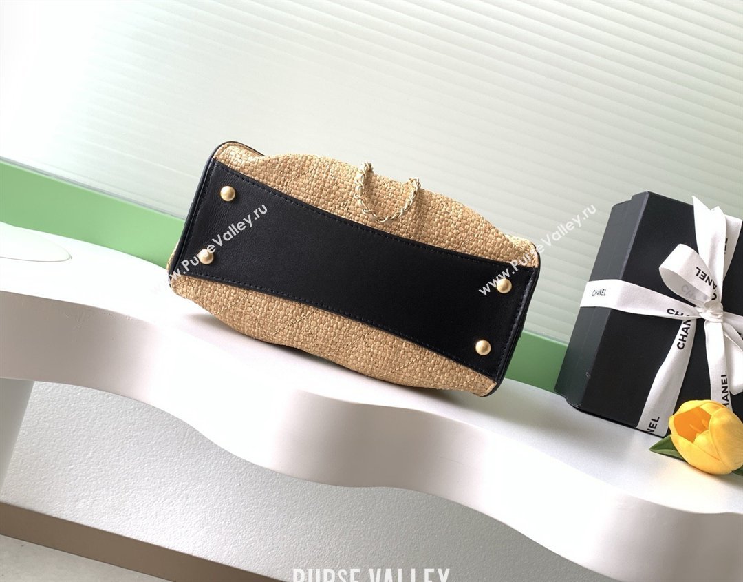 Chanel 25 Mini Hobo Handbag in Braided Raffia AS5631 Beige 2026 (JY-26040811)