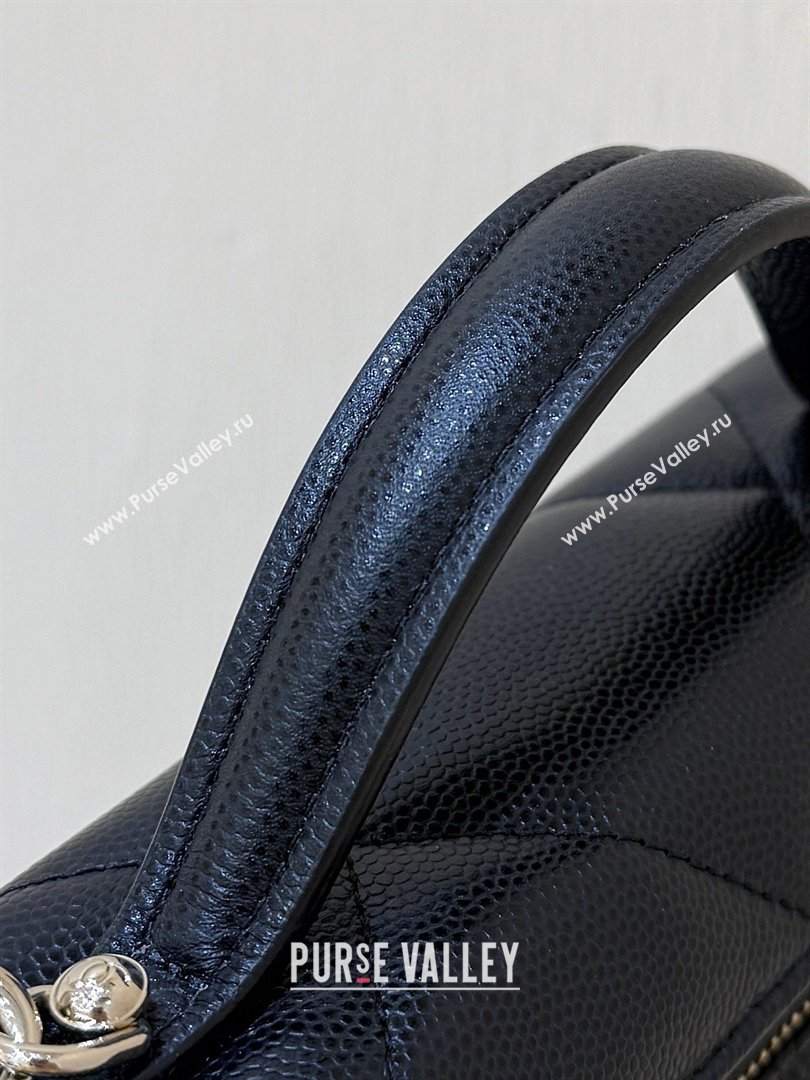 Chanel Grained Shiny Calfskin Vanity Case with Top Handle AP4936 Black 2026 Top Quality (SHUNY-26040815)