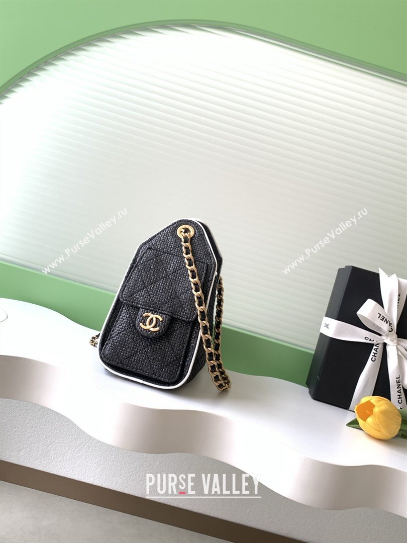 Chanel 25 Mini Hobo Handbag in Braided Raffia AS5631 Black 2026 (JY-26040810)