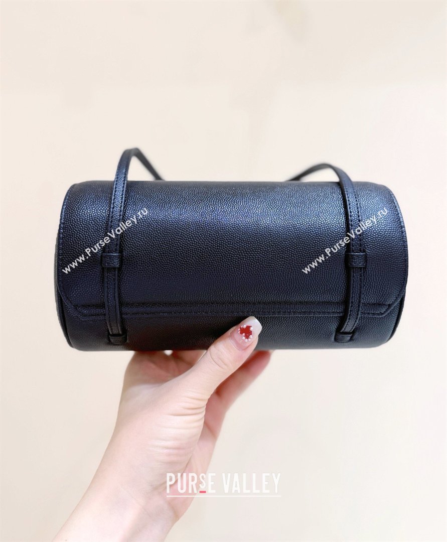 Chanel Small Bowling Bag in Grained Shiny Calfskin AS6143 Black 2026 Top Quality (SHUNY-26040824)