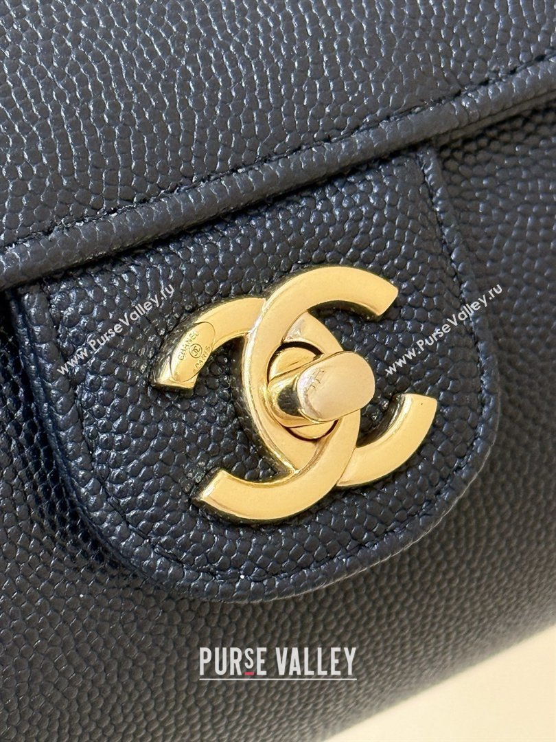 Chanel Small Bowling Bag in Grained Shiny Calfskin AS6143 Black 2026 Top Quality (SHUNY-26040824)