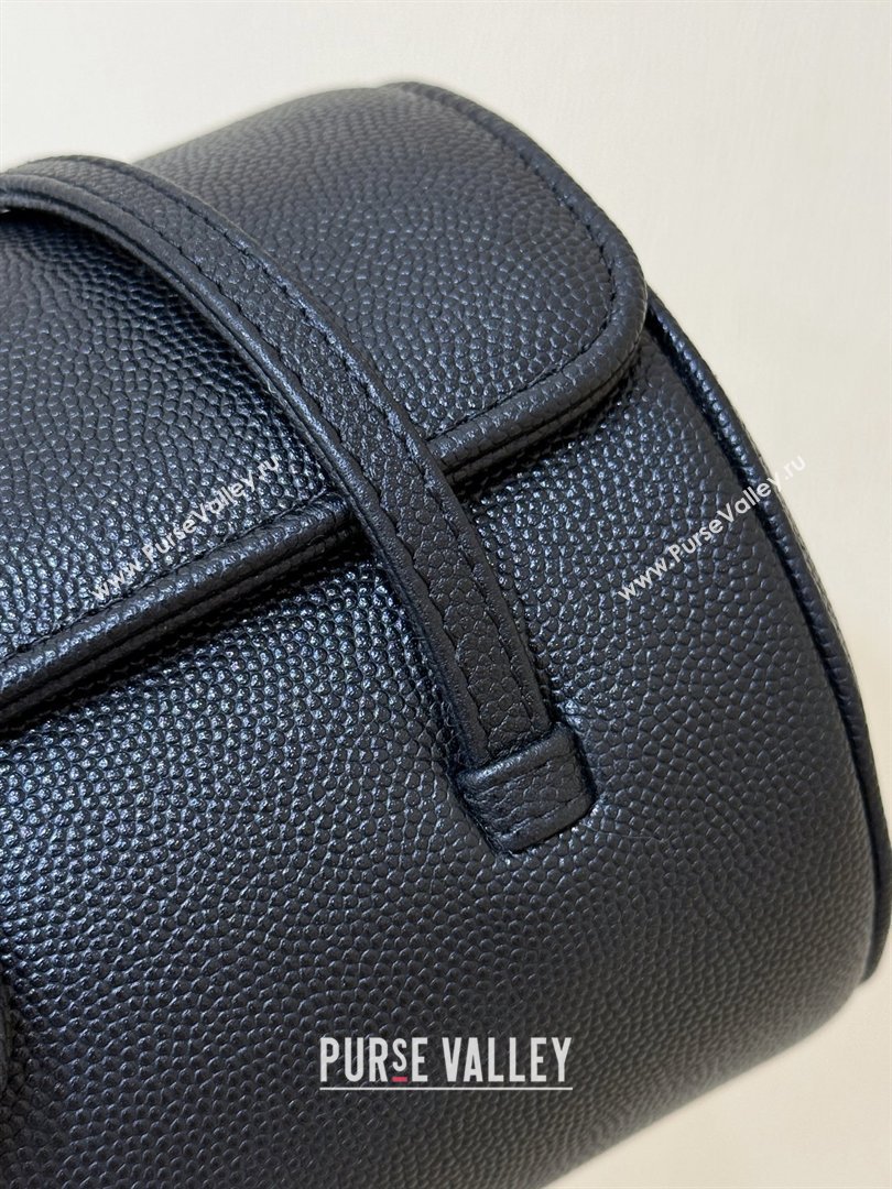 Chanel Small Bowling Bag in Grained Shiny Calfskin AS6143 Black 2026 Top Quality (SHUNY-26040824)