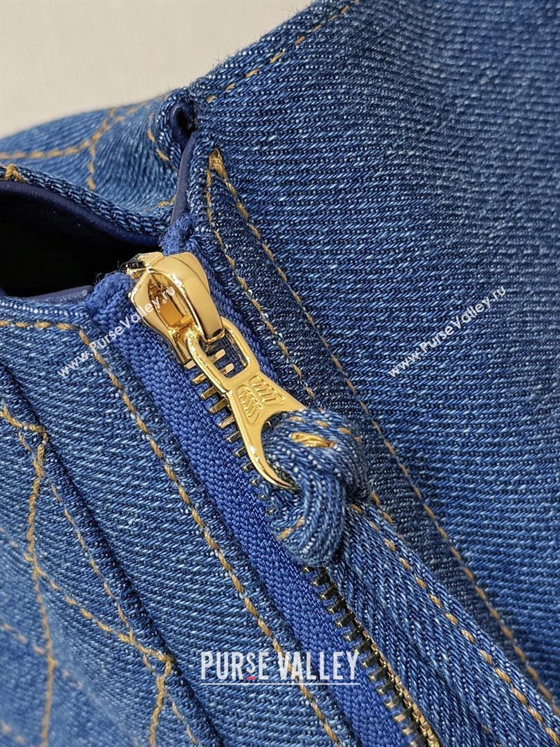 Chanel 1996-1997 Denim Backpack 76828 Blue Top Quality (SHUNY-26040825)