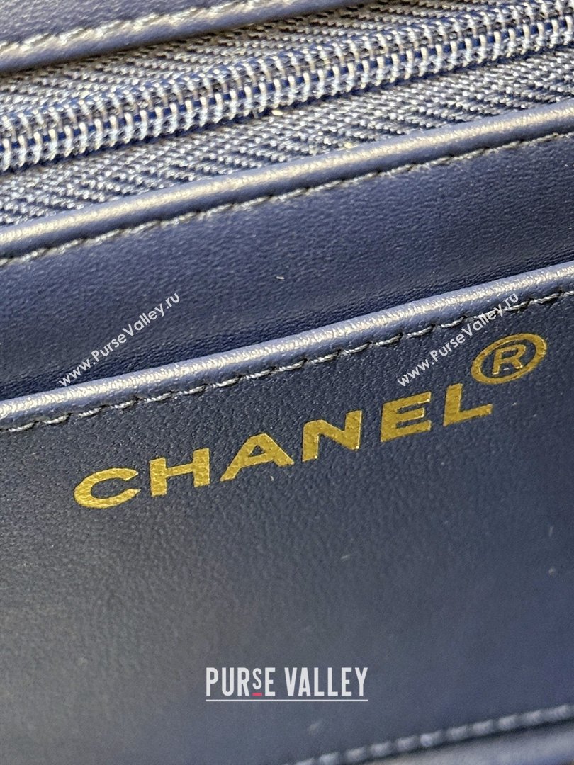 Chanel 1996-1997 Denim Backpack 76828 Blue Top Quality (SHUNY-26040825)