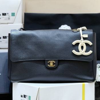 Chanel Maxi Flap Bag in Black Grained Calfskin AS6233 Spring Summer 2026 Top Quality (SHUNY-26040820)
