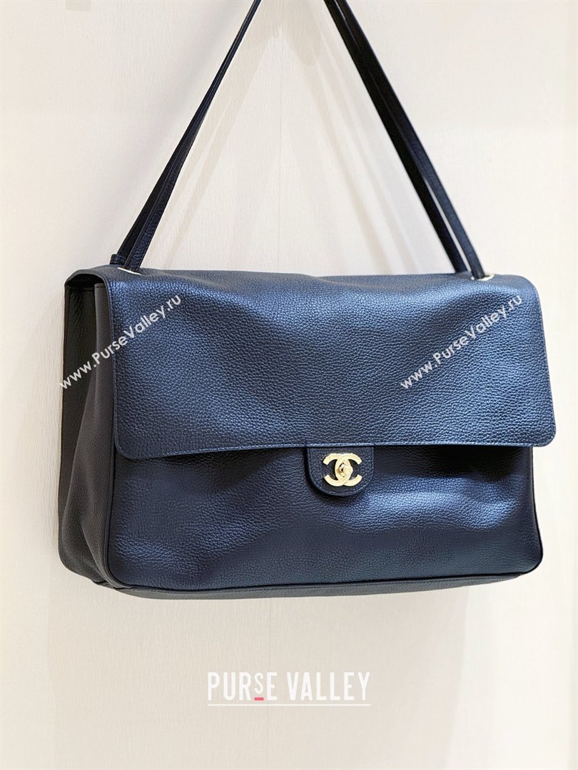 Chanel Maxi Flap Bag in Black Grained Calfskin AS6233 Spring Summer 2026 Top Quality (SHUNY-26040820)