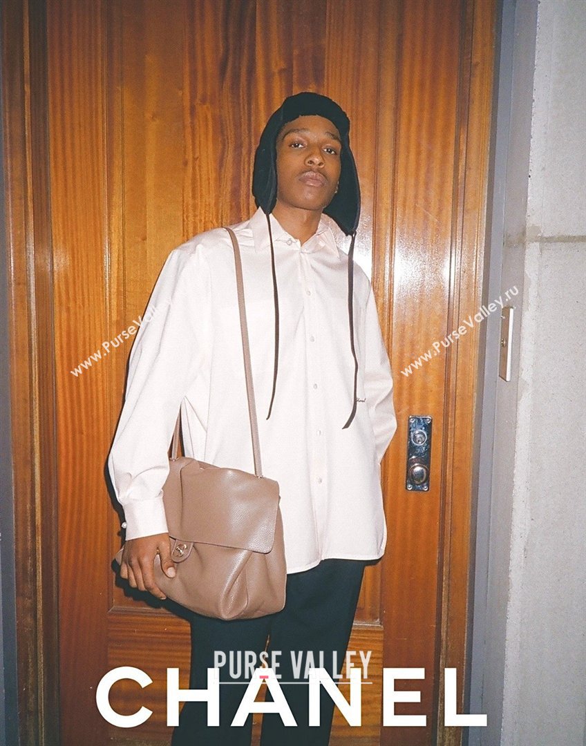 Chanel Maxi Flap Bag in Light Brown Grained Calfskin AS6233 Spring Summer 2026 Top Quality (SHUNY-26040821)