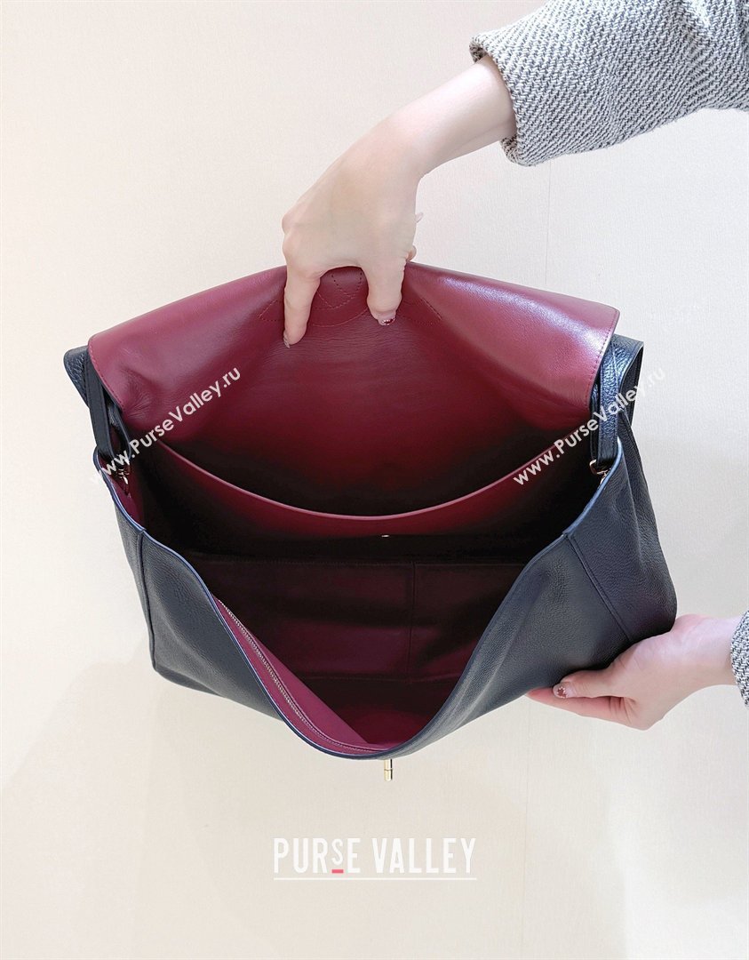 Chanel Maxi Flap Bag in Black Grained Calfskin AS6233 Spring Summer 2026 Top Quality (SHUNY-26040820)