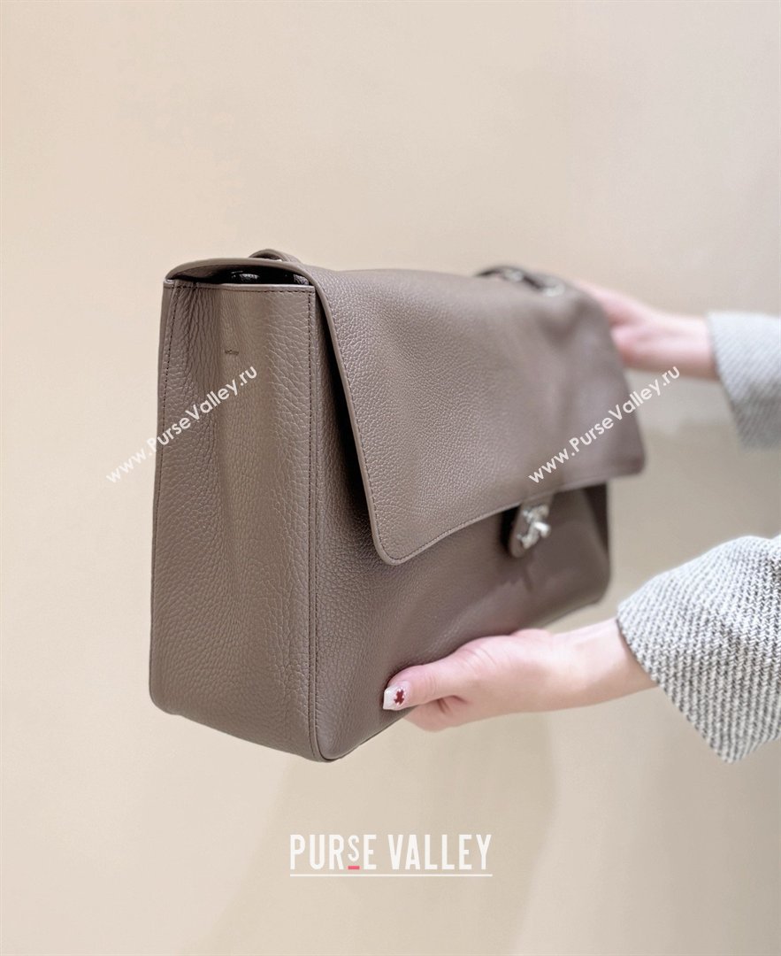 Chanel Maxi Flap Bag in Light Brown Grained Calfskin AS6233 Spring Summer 2026 Top Quality (SHUNY-26040821)