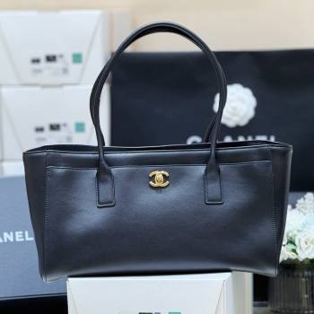 Chanel Small Shopping Bag in Black Calfskin AS6243 2026 Top Quality (SHUNY-26040822)