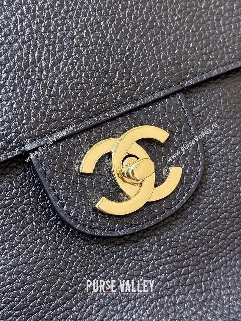 Chanel Maxi Flap Bag in Black Grained Calfskin AS6233 Spring Summer 2026 Top Quality (SHUNY-26040820)