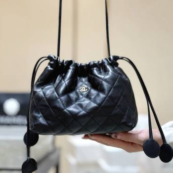 Chanel Clutch with Leather Strap in Black Lambskin AP5227 2026 Top Quality (SHUNY-26040823)
