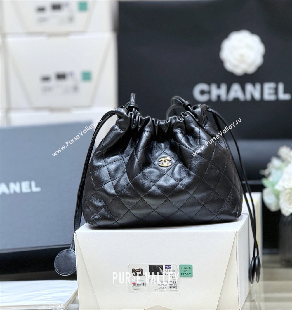 Chanel Clutch with Leather Strap in Black Lambskin AP5227 2026 Top Quality (SHUNY-26040823)
