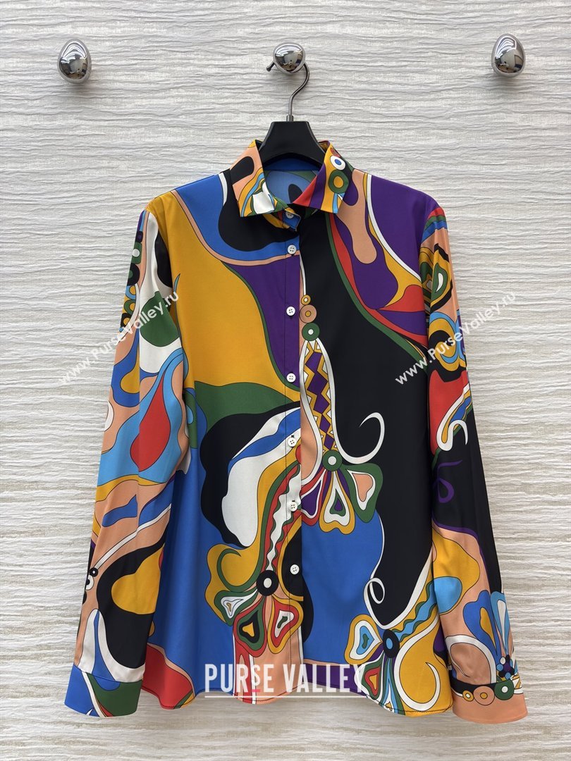 Pucci Silk Blouse P041017 Multicolor 2026 (Q-26041017)