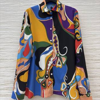 Pucci Silk Blouse P041017 Multicolor 2026 (Q-26041017)