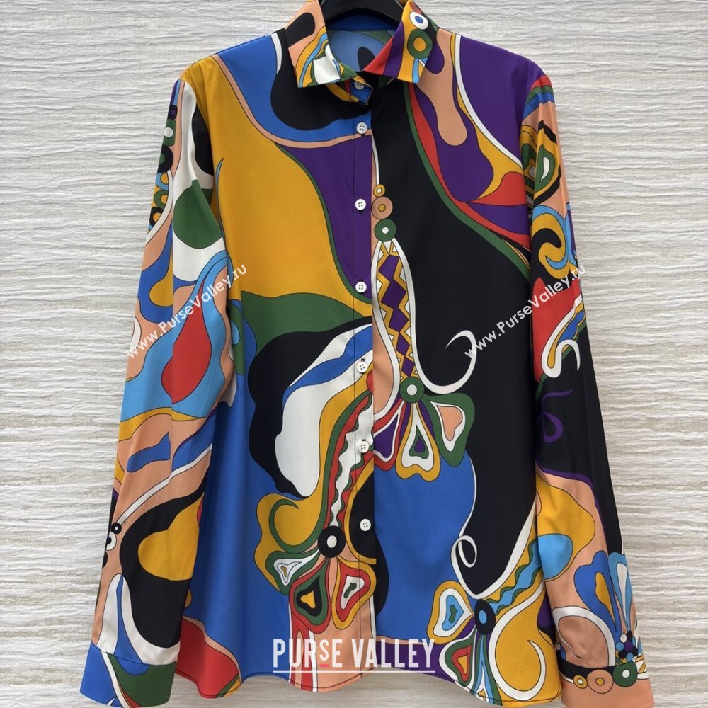 Pucci Silk Blouse P041017 Multicolor 2026 (Q-26041017)