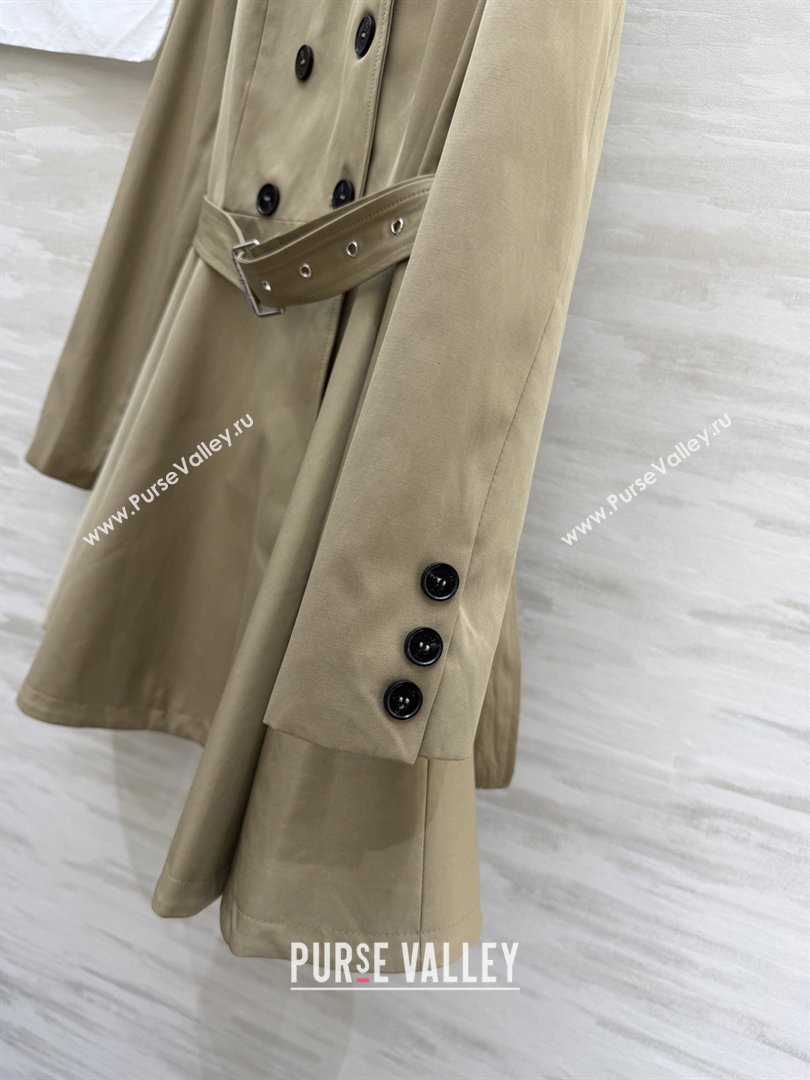 Dior Trench Coat Dress P041018 Khaki 2026 (Q-26041018)
