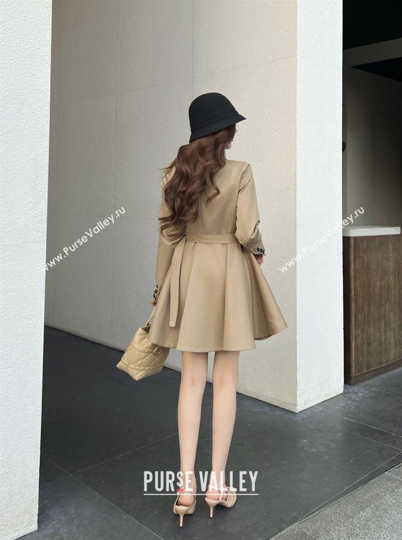 Dior Trench Coat Dress P041018 Khaki 2026 (Q-26041018)