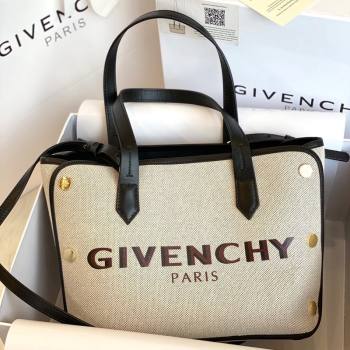 Givenchy Mini Bond White Canvas Tote bag Black 2021 (YS-21091323)