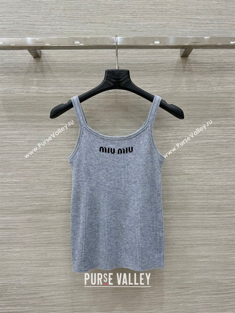 Miu Miu Wool Vest M031113 Grey 2025 (Q-25031113)