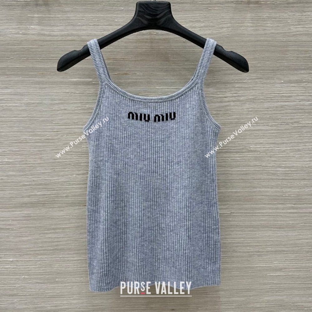 Miu Miu Wool Vest M031113 Grey 2025 (Q-25031113)