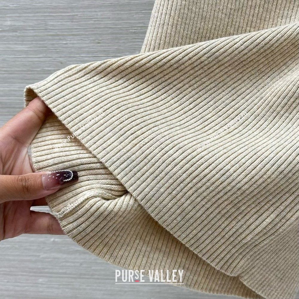 Miu Miu Wool Vest M031114 Apricot 2025 (Q-25031114)