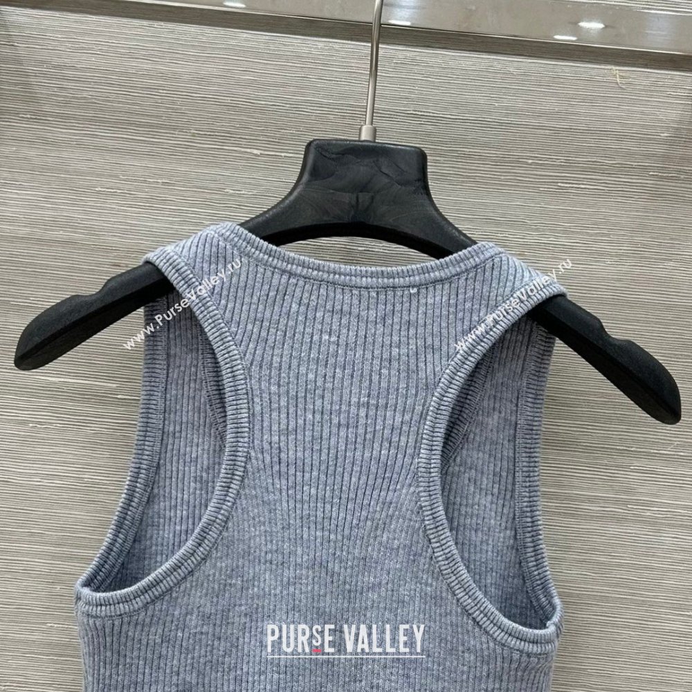 Miu Miu Wool Vest M031115 Grey 2025 (Q-25031115)