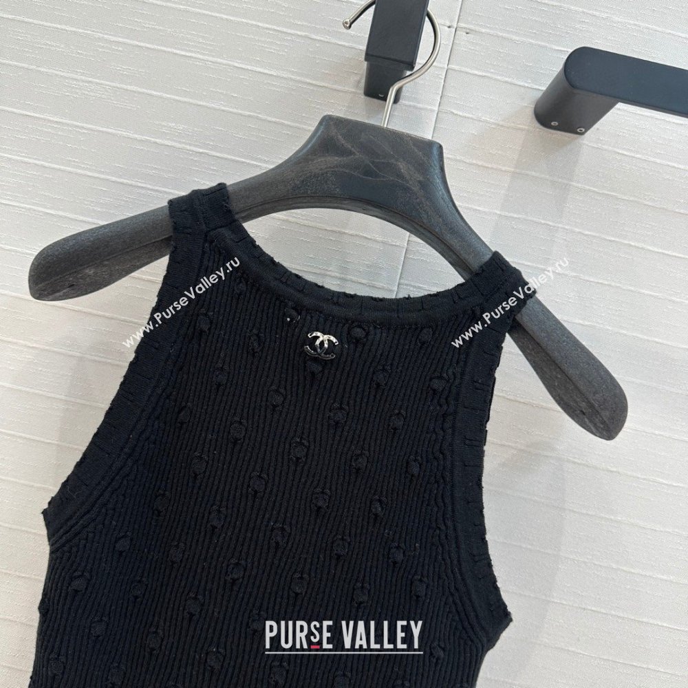 Chanel Knit Vest CH031108 Black 2025 (Q-25031108)