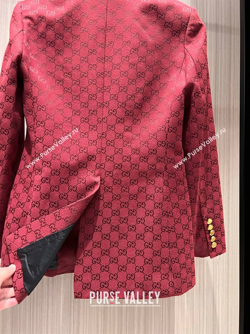 Gucci GG Jacket G031017 Deep Red 2025 (Q-25031117)