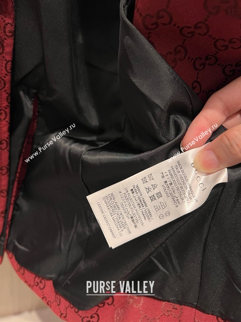 Gucci GG Jacket G031017 Deep Red 2025 (Q-25031117)