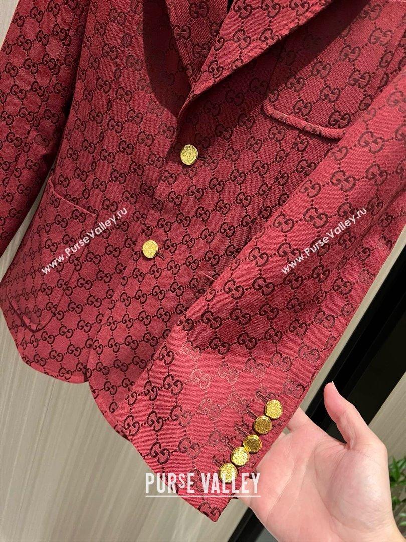 Gucci GG Jacket G031017 Deep Red 2025 (Q-25031117)