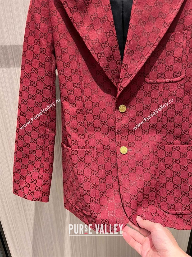 Gucci GG Jacket G031017 Deep Red 2025 (Q-25031117)